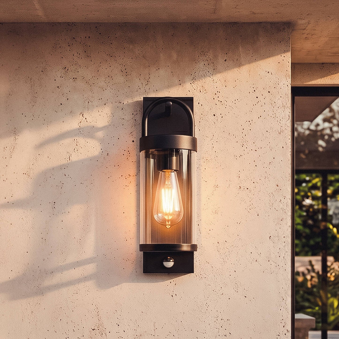Aplique de Pared Exterior Benny con Sensor Movimiento PIR