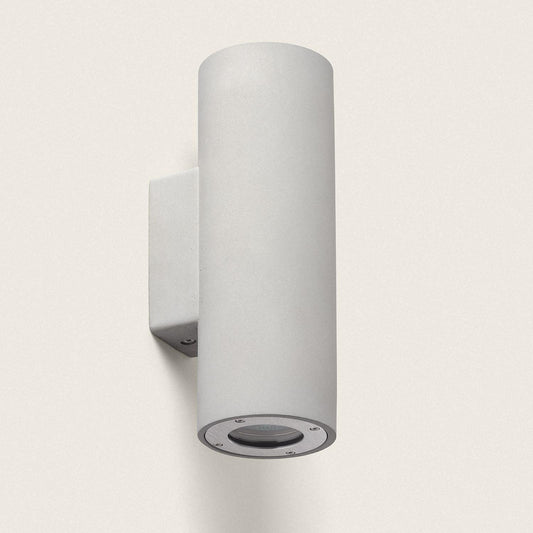 Aplique de Pared Exterior Cemento Iluminación Doble Cara Banjar Rond II