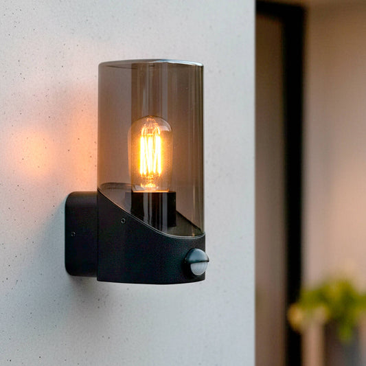Aplique de Pared Exterior con Sensor PIR Aluminio Pelly