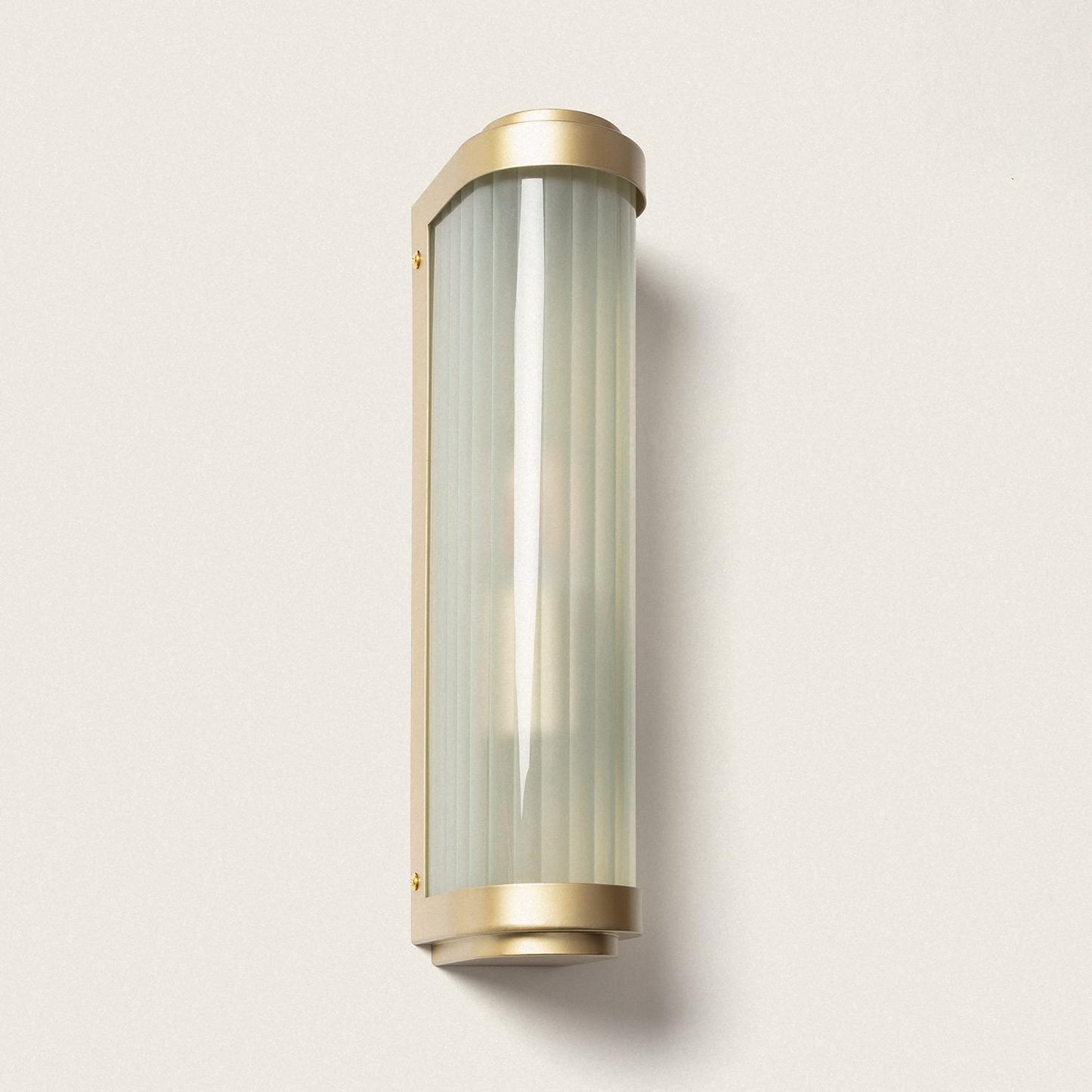 Aplique de Pared Exterior Cristal y Material Peridot