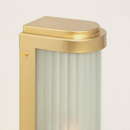 Aplique de Pared Exterior Cristal y Material Peridot