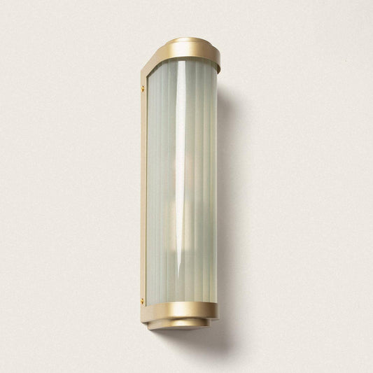 Aplique de Pared Exterior Cristal y Material Peridot