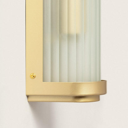 Aplique de Pared Exterior Cristal y Material Peridot