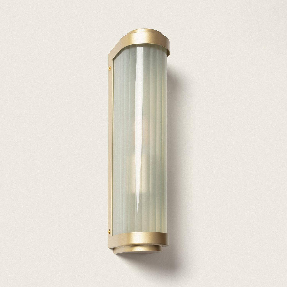 Aplique de Pared Exterior Cristal y Material Peridot