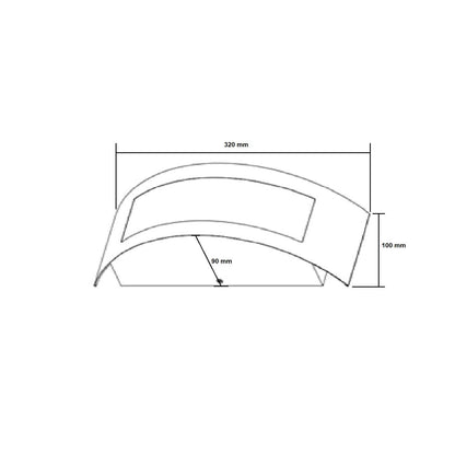 Aplique de Pared Exterior de Acero Inoxidable Girig