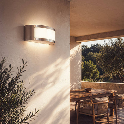 Aplique de Pared Exterior de Acero Inoxidable Girig