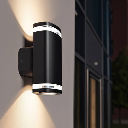Aplique de Pared Exterior Doble Aluminio Ranedux