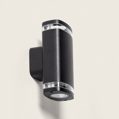 Aplique de Pared Exterior Doble Aluminio Ranedux