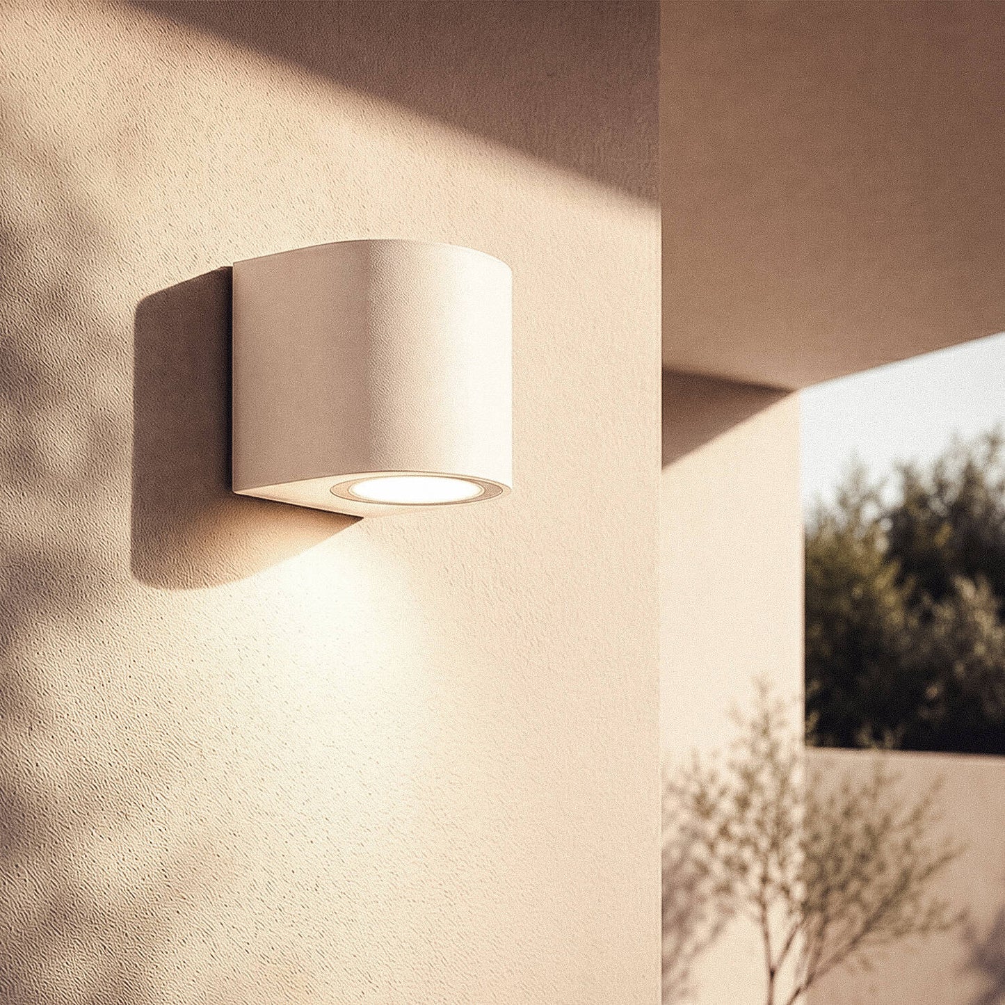 Aplique de Pared Exterior Gala Blanco