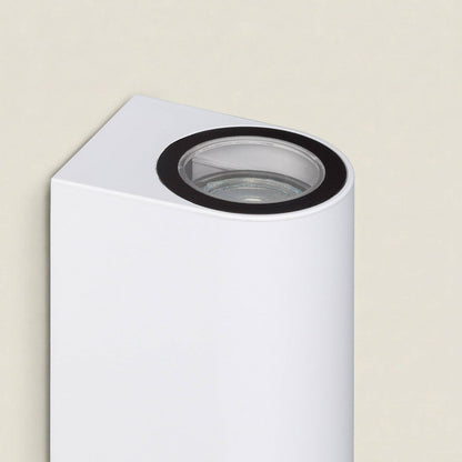 Aplique de Pared Exterior Iluminación Doble Cara Gala Blanco