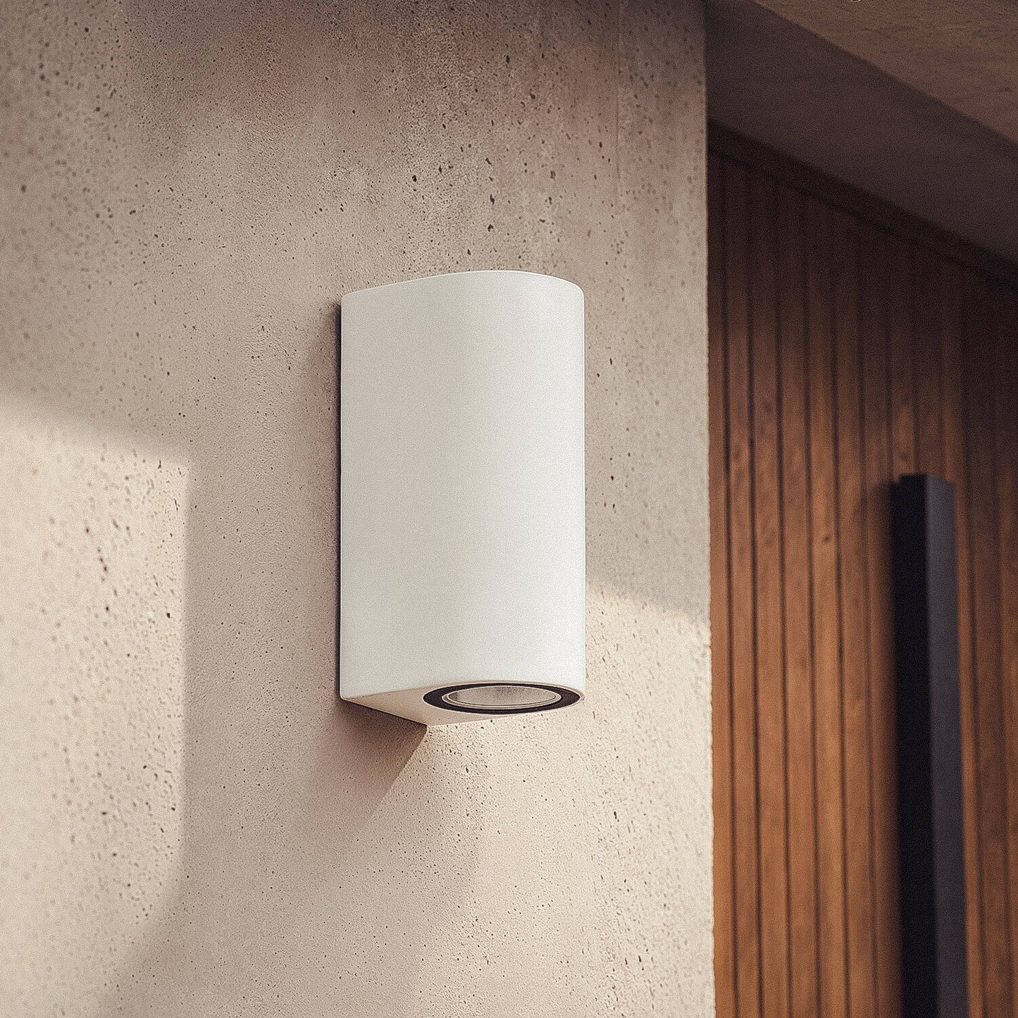 Aplique de Pared Exterior Iluminación Doble Cara Gala Blanco