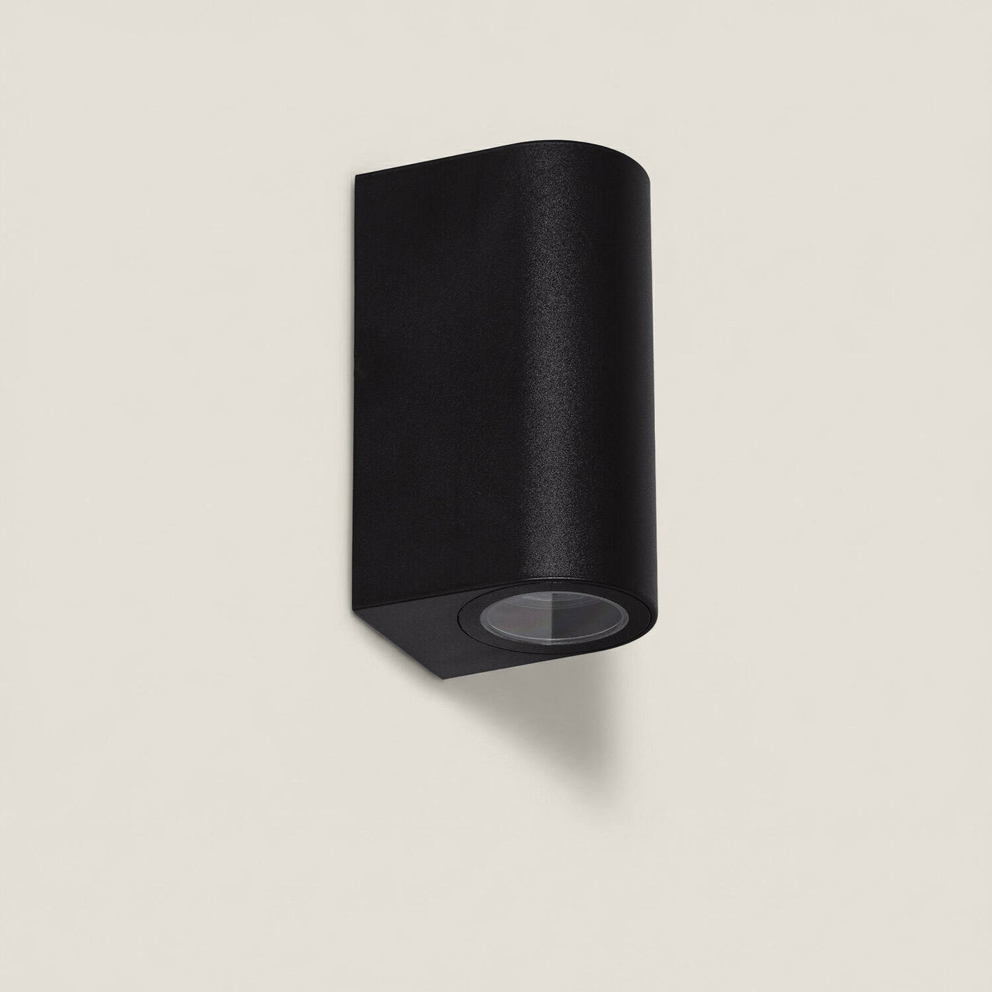 Aplique de Pared Exterior Iluminación Doble Cara Gala Negro