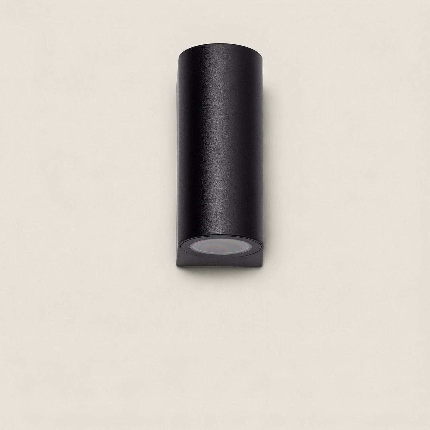 Aplique de Pared Exterior Iluminación Doble Cara Gala Negro