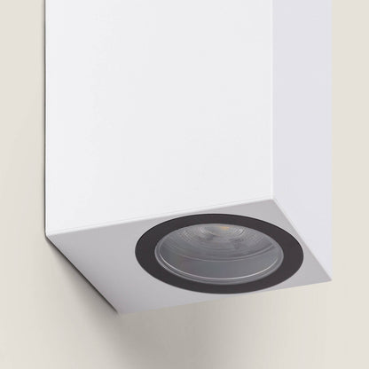 Aplique de Pared Exterior Iluminación Doble Cara Miseno Blanco