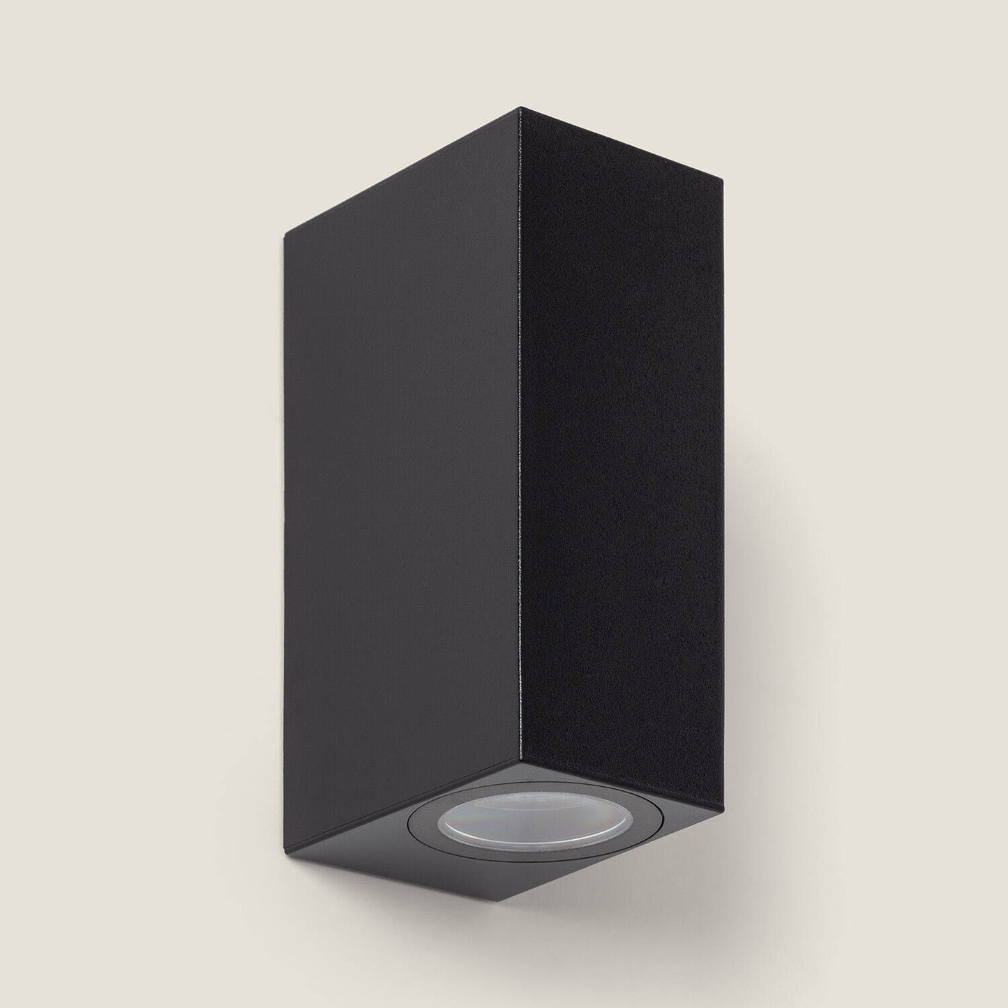 Aplique de Pared Exterior Iluminación Doble Cara Miseno Negro