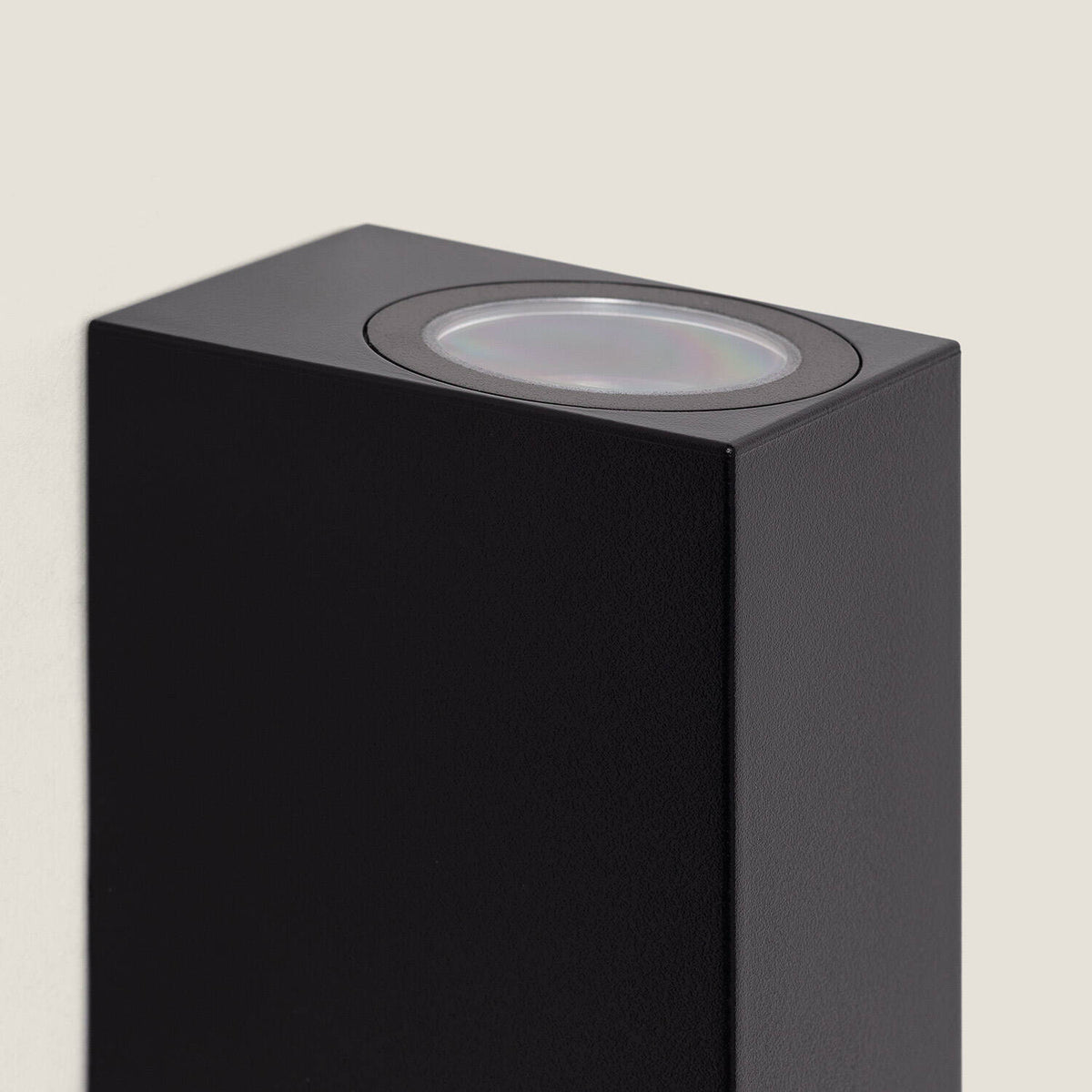 Aplique de Pared Exterior Iluminación Doble Cara Miseno Negro