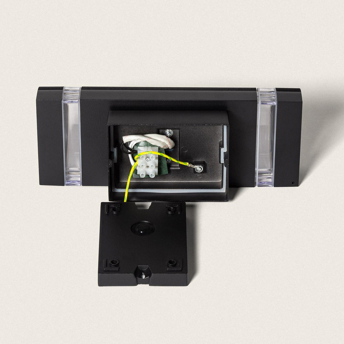 Aplique de Pared Exterior Iluminación Doble Aluminio Cara Northill
