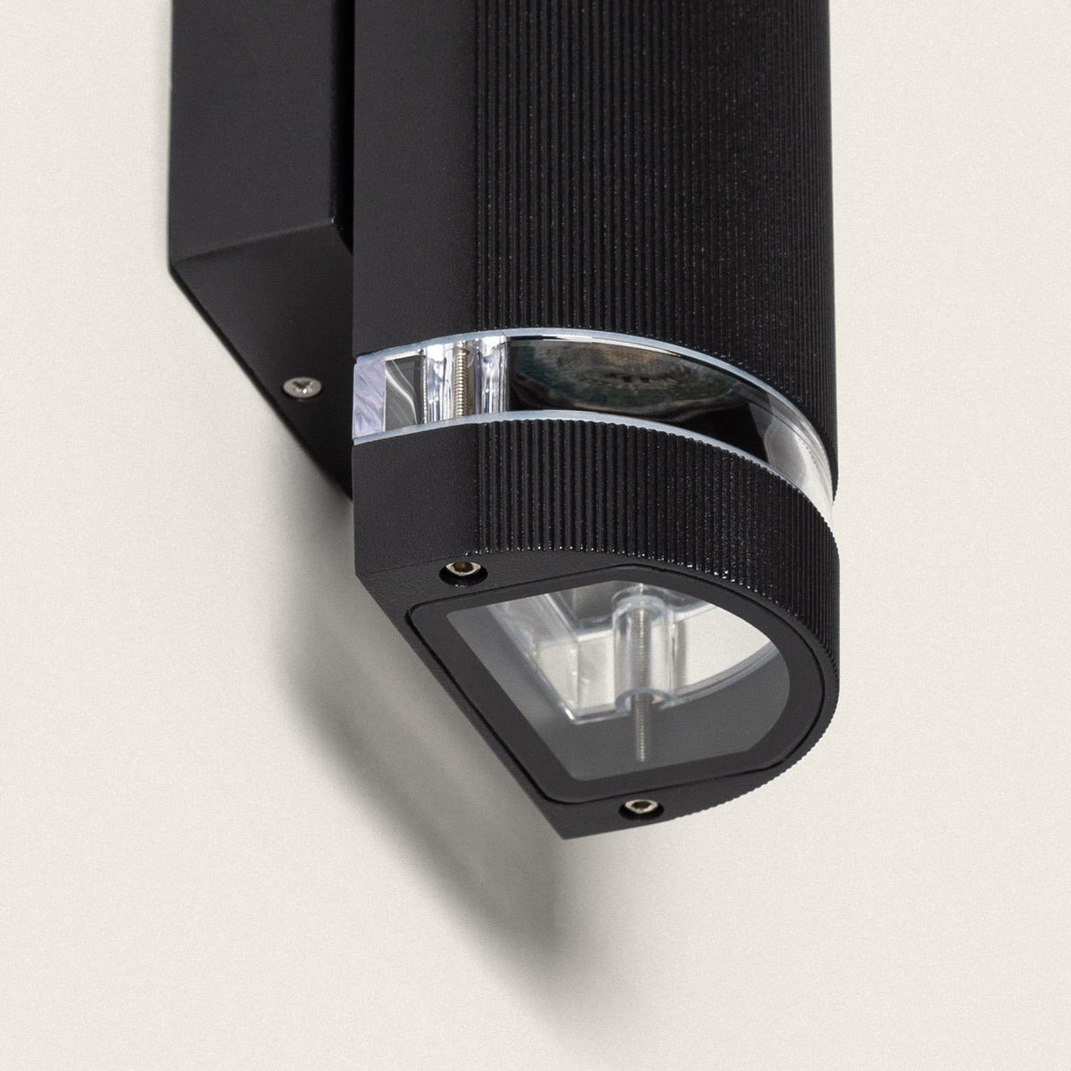 Aplique de Pared Exterior Iluminación Doble Aluminio Cara Northill