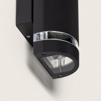 Aplique de Pared Exterior Iluminación Doble Aluminio Cara Northill