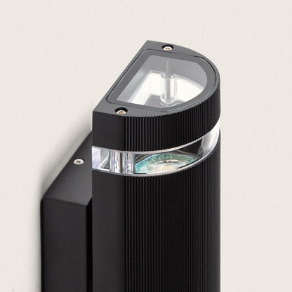 Aplique de Pared Exterior Iluminación Doble Aluminio Cara Northill