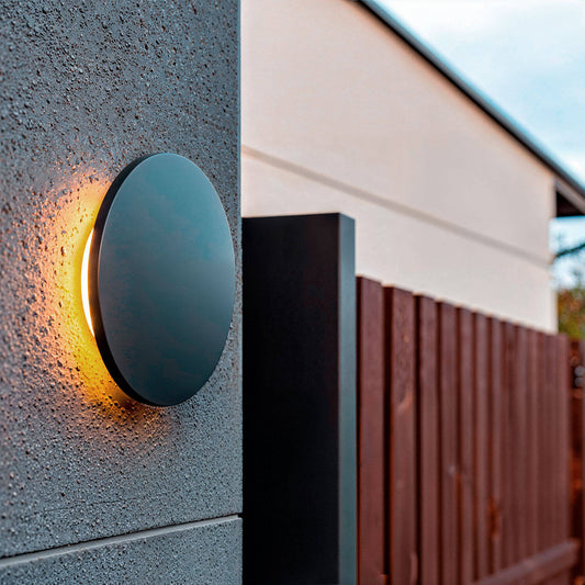 Aplique de Pared Exterior LED 10W Aluminio CCT Seleccionable Blekkom S