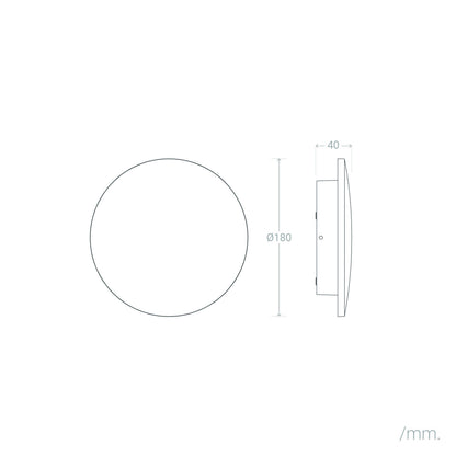 Aplique de Pared Exterior LED 10W Aluminio CCT Seleccionable Blekkom S