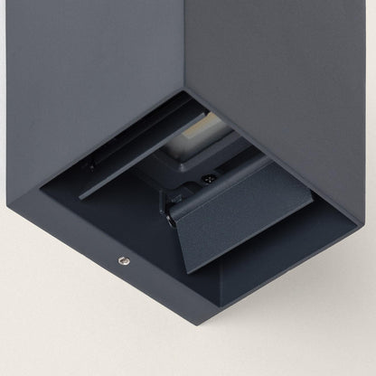 Aplique de Pared Exterior LED 10W Aluminio CCT Seleccionable Denny
