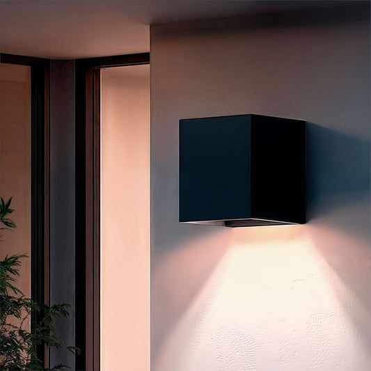 Aplique de Pared Exterior LED 10W Aluminio CCT Seleccionable Denny