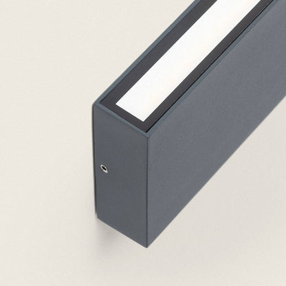 Aplique de Pared Exterior LED 10W Aluminio Iluminación Doble Cara CCT Seleccionable Brooky M