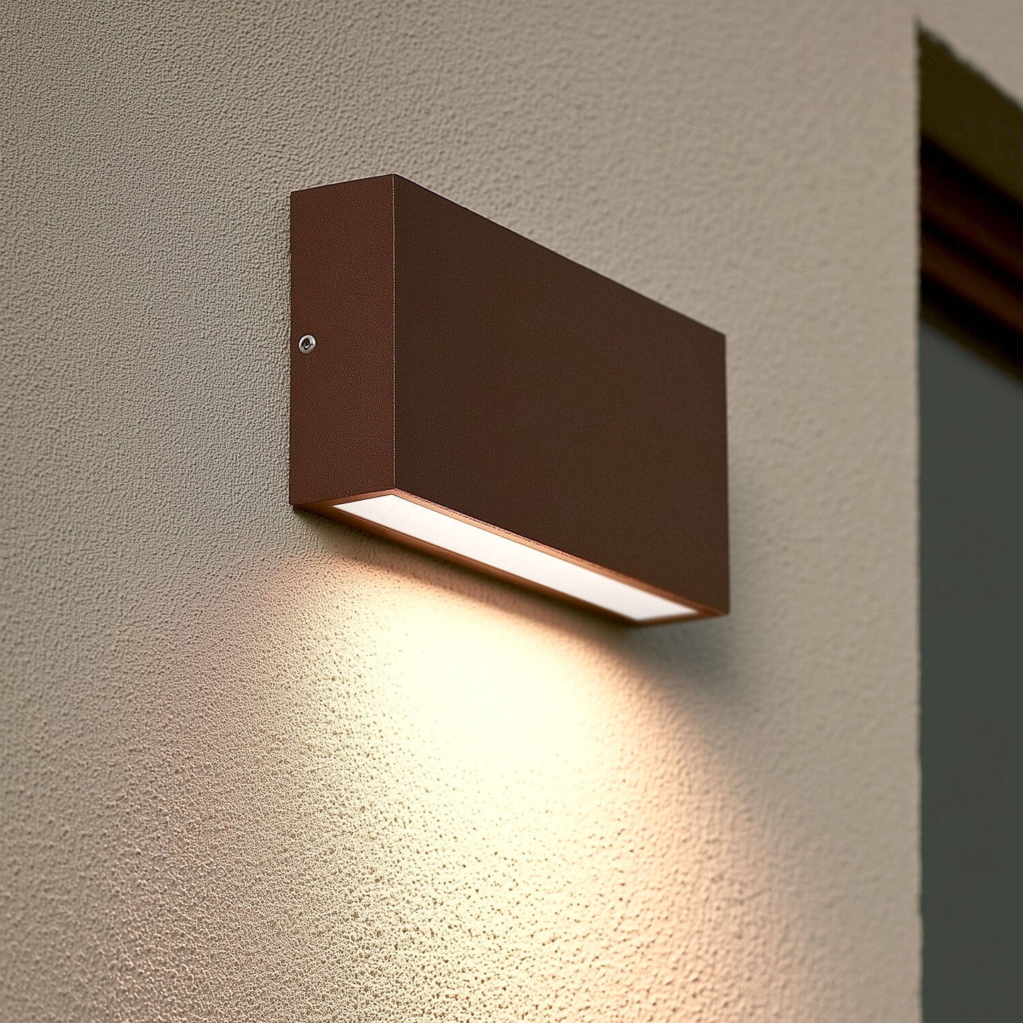 Aplique de Pared Exterior LED 10W Aluminio Iluminación Doble Cara CCT Seleccionable Brooky M