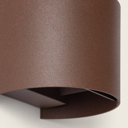 Aplique de Pared Exterior LED 10W Aluminio Iluminación Doble Cara CCT Seleccionable Denny Round