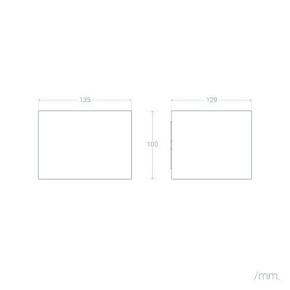 Aplique de Pared Exterior LED 10W Aluminio Iluminación Doble Cara CCT Seleccionable Denny Round