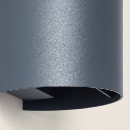 Aplique de Pared Exterior LED 10W Aluminio Iluminación Doble Cara CCT Seleccionable Denny Round