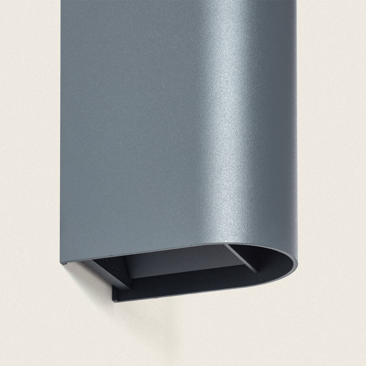 Aplique de Pared Exterior LED 10W Aluminio Iluminación Doble Cara CCT Seleccionable Denny Round Large