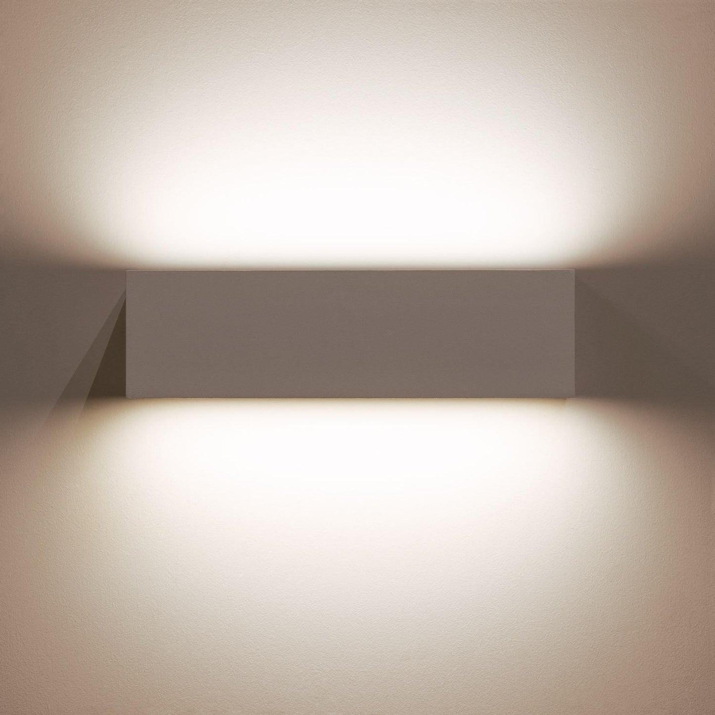 Aplique de Pared Exterior LED 10W Aluminio Iluminación Doble Cara Rectangular Blanco Lena