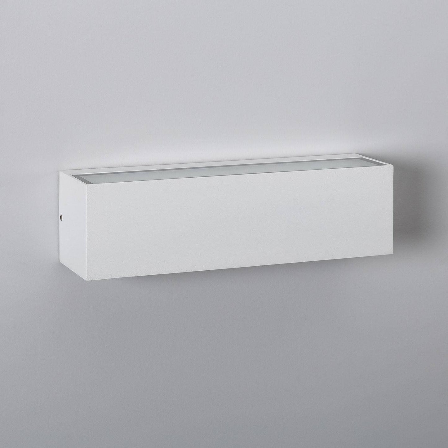 Aplique de Pared Exterior LED 10W Aluminio Iluminación Doble Cara Rectangular Blanco Lena