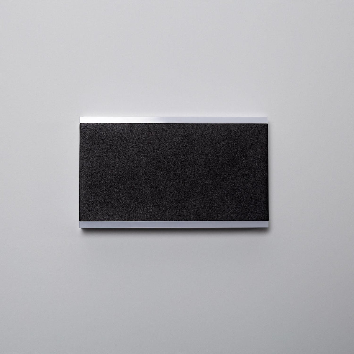 Aplique de Pared Exterior LED 10W Aluminio Iluminación Doble Cara Rectangular Negro Hera