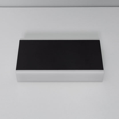 Aplique de Pared Exterior LED 10W Aluminio Iluminación Doble Cara Rectangular Negro Hera