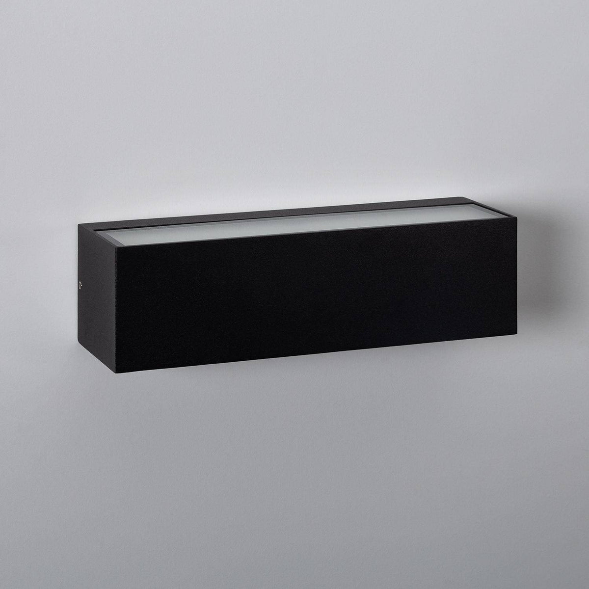Aplique de Pared Exterior LED 10W Aluminio Iluminación Doble Cara Rectangular Negro Galeo