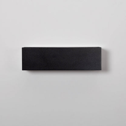 Aplique de Pared Exterior LED 10W Aluminio Iluminación Doble Cara Rectangular Negro Galeo