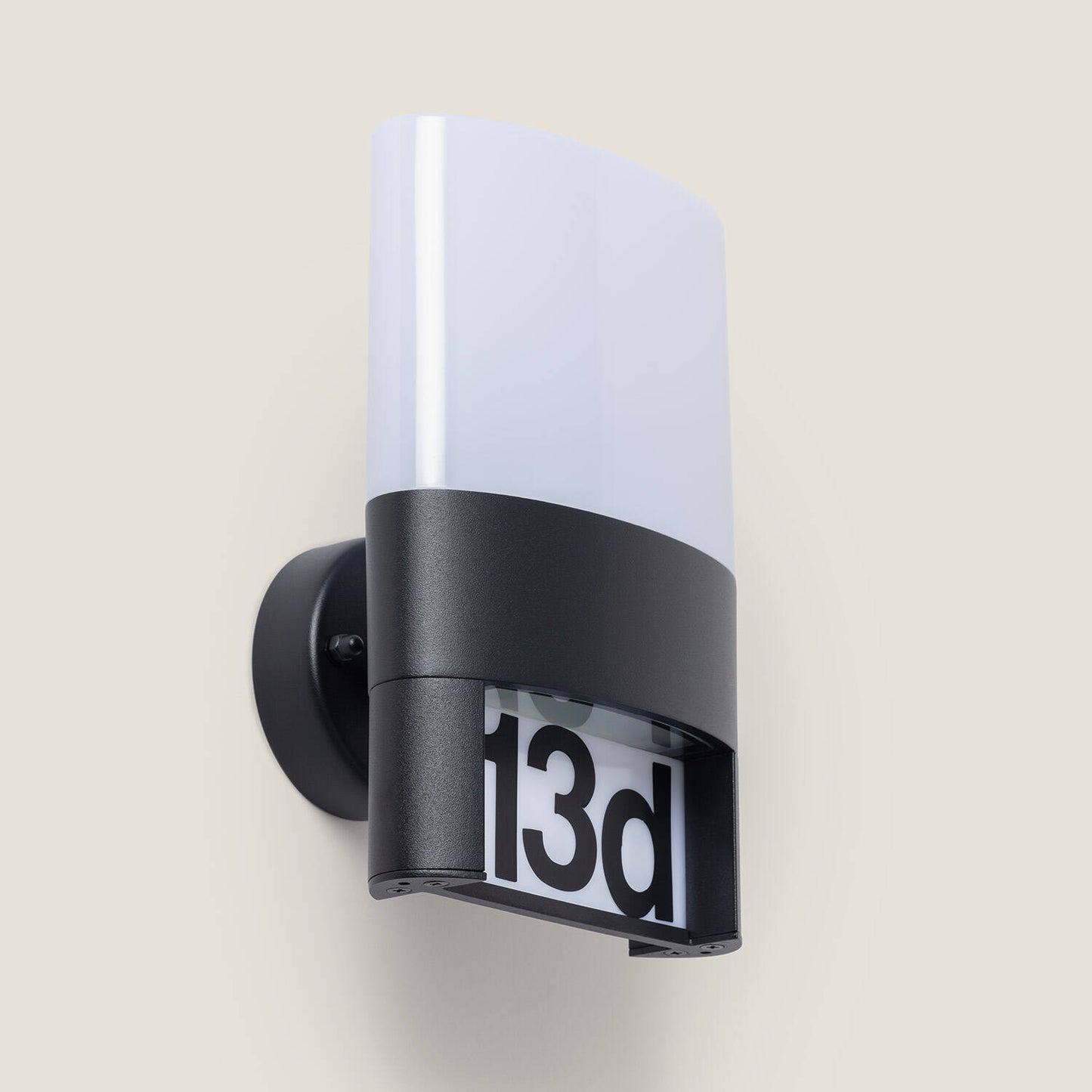 Aplique de Pared Exterior LED 10W Aluminio para Numeración de Vivienda Mulham