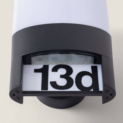 Aplique de Pared Exterior LED 10W Aluminio para Numeración de Vivienda Mulham