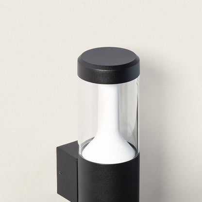 Aplique de Pared Exterior LED 10W Iluminación Aluminio Mikaro Negro