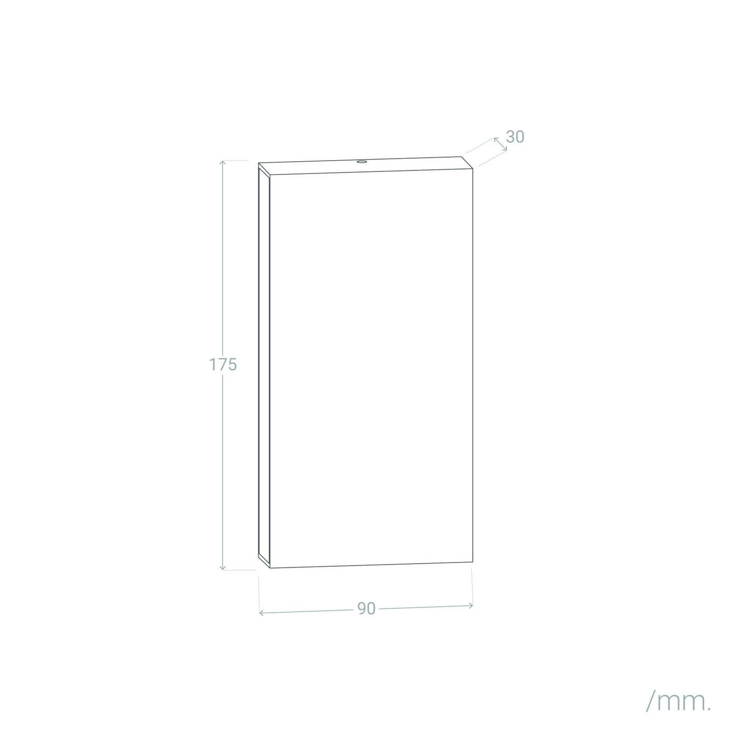 Aplique de Pared Exterior LED 12W CCT Iluminación Doble Cara Aluminio Rectangular Luming II
