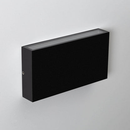 Aplique de Pared Exterior LED 12W CCT Iluminación Doble Cara Aluminio Rectangular Luming II
