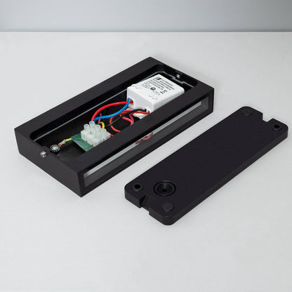 Aplique de Pared Exterior LED 12W CCT Iluminación Doble Cara Aluminio Rectangular Luming II