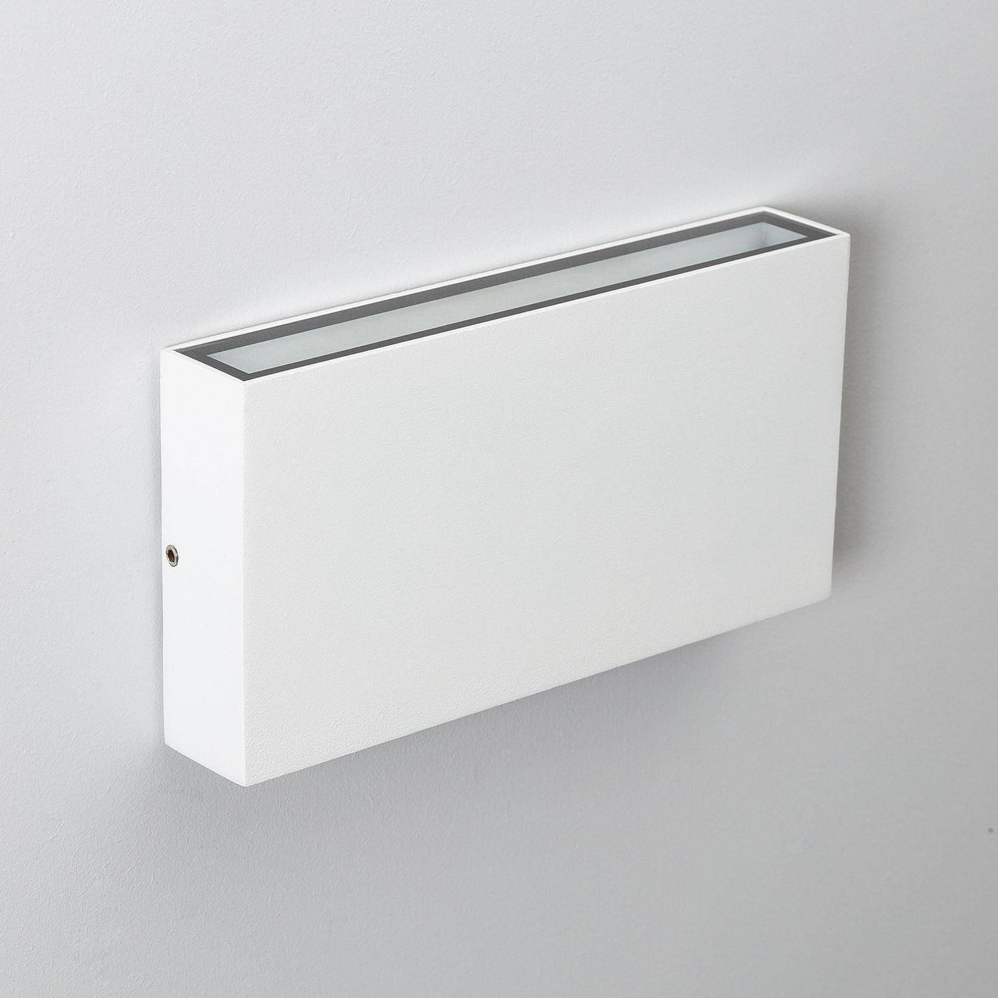 Aplique de Pared Exterior LED 12W CCT Iluminación Doble Cara Aluminio Rectangular Luming II