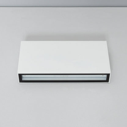 Aplique de Pared Exterior LED 12W CCT Iluminación Doble Cara Aluminio Rectangular Luming II