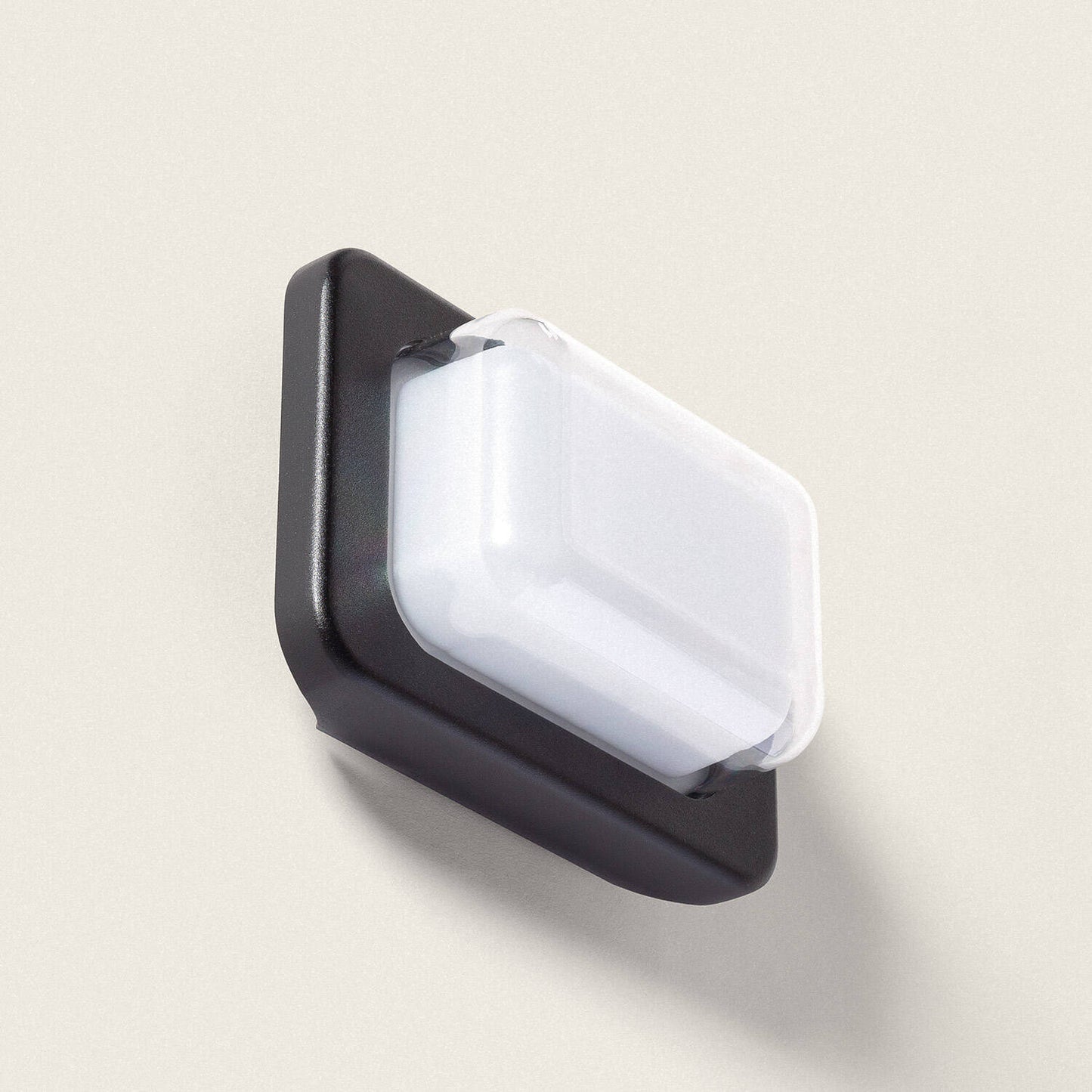 Aplique de Pared Exterior LED 10W Iluminación Rectangular Aluminio Negro Gulpos