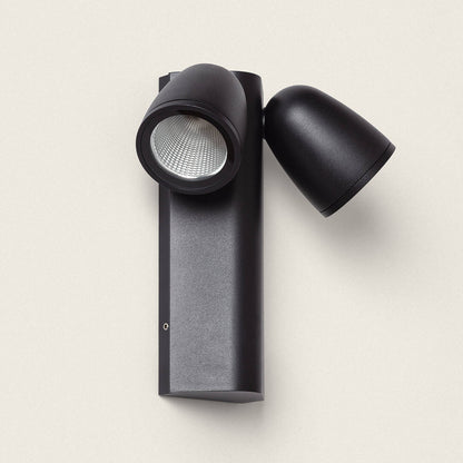 Aplique de Pared Exterior LED 12W Aluminio Abel Dos Focos